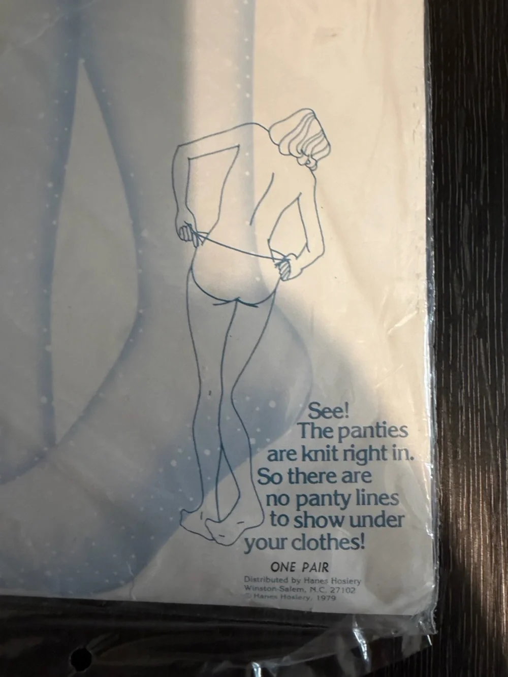 Vintage 1979 Winteralls Underalls Pantyhose Panties NOS Wine Legs A-B Hanes